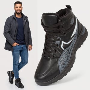 Ghete îmblănite ''Meek GK-55 Black White''