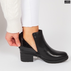 Ghete îmblănite ''YiYi Fashion YEHJ-167 Black" - Img 5
