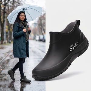 Ghete ploaie "SuperFashion 6-38 Black"