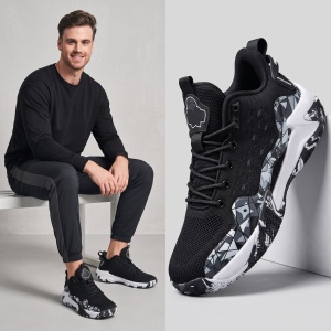 Ghete sport "SuperFashion 6-16 Black White"