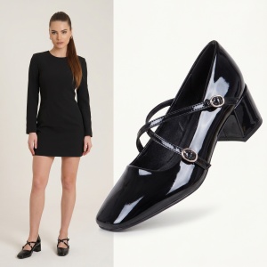 Pantofi ''ABC Fashion 104-25 Black"