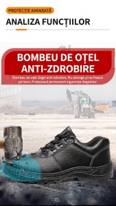 Pantofi Protecție "SuperFashion 6-29 Black" - Img 5