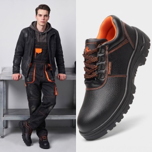 Pantofi Protecție "SuperFashion 6-32 Black Orange"