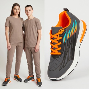 Pantofi Sport "888 Shoes 1051-5 Orange"