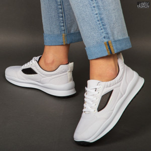 Pantofi Sport ''ALD Fashion HQ-256-3 White" - Img 5