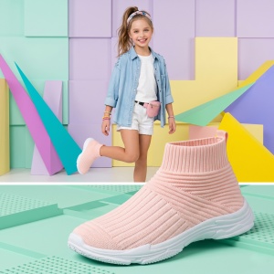 Pantofi Sport Copii ''Meek YF-101 Pink'' - Img 3