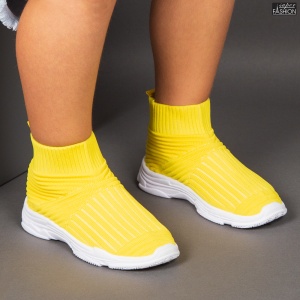 Pantofi Sport Copii ''Meek YF-101 Yellow'' - Img 3