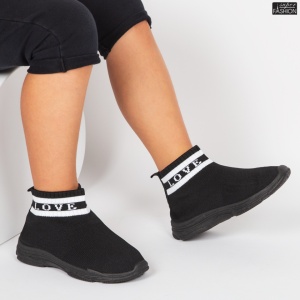 Pantofi Sport Copii ''Meek YF-102 Black'' - Img 1