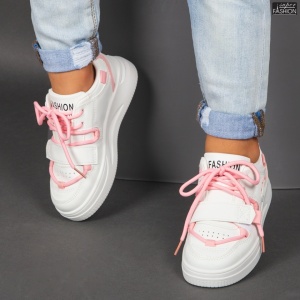 Pantofi Sport Copii ''NCD Fashion C2433-3 White Pink'' - Img 3