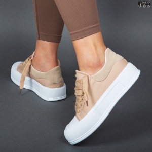 Pantofi Sport "Se7.en S022 Khaki'' - Img 4
