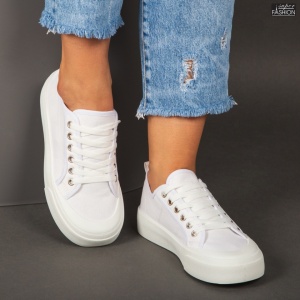 Pantofi Sport "Se7.en S0803 White" - Img 3