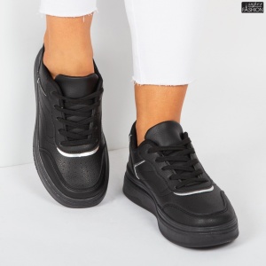 Pantofi Sport "Se7.en YZ758-2 All Black'' - Img 3
