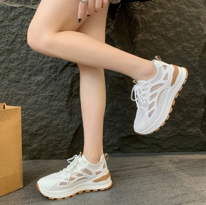 Pantofi sport "SuperFashion 6-6 White Brown"