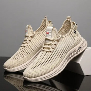 Pantofi Sport "SuperFashion HTMS-002 Beige" - Img 7