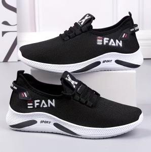 Pantofi Sport "SuperFashion HTMS-132 Black" - Img 3