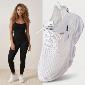 Pantofi sport "SuperFashion HTWM-17 White"