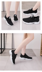 Pantofi sport "SuperFashion HTWM-27 Black" - Img 8