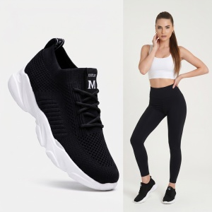 Pantofi sport "SuperFashion HTWM-35 Black"
