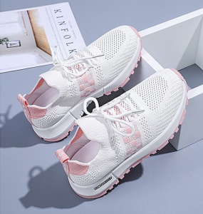 Pantofi sport "SuperFashion HTWM-41 White Pink" - Img 11