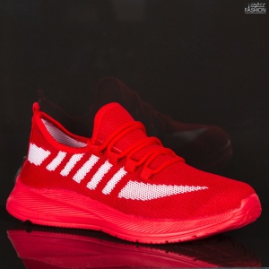 Pantofi Sport "WE Fashion 3310B Red'' - Img 5