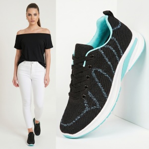 Pantofi Sport ''WE Fashion 352-2 Black Green''