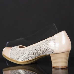 Pantofi ''YiYi YEHJ-163 Beige" - Img 5