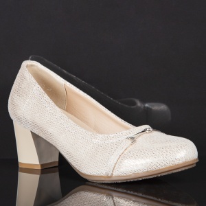 Pantofi ''YiYi YEHJ-252 Beige" - Img 4