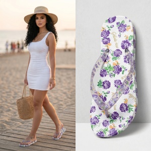 Papuci ''Aierda 8808 Purple''