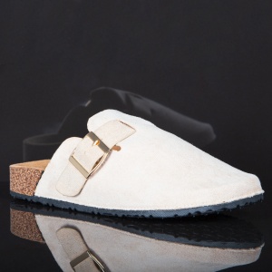 Papuci Dama ''ABC Fashion 1061 Beige" - Img 4