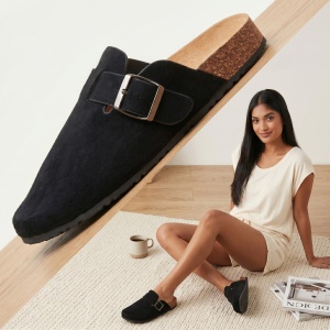 Papuci Dama ''ABC Fashion 1061 Black"