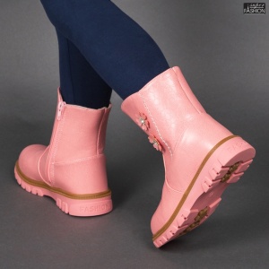 Cizme îmblănite copii ''BAO SPORT A-2 Pink'' - Img 4