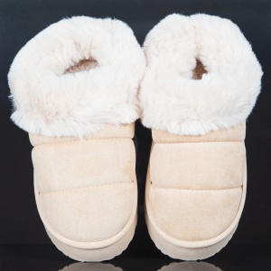 Cizme scurte Dama tip UG "ABC MK059 Beige" - Img 6
