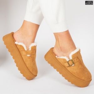 Cizme scurte Dama tip UG "Lavy Fashion SL-A15 Camel" - Img 4
