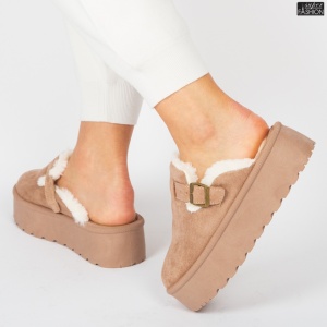 Cizme scurte Dama tip UG "Lavy Fashion SL-A15 Khaki" - Img 5