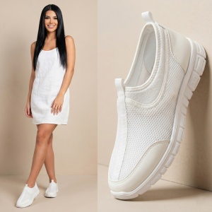 Espadrile ''ALD Fashion HQ-23-90 White"