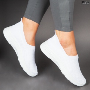 Espadrile ''ALD Fashion HQ1034-189 White" - Img 3