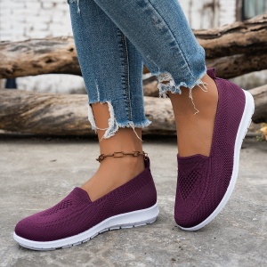 Espadrile "SuperFashion HTWM-42 Wine Red" - Img 2