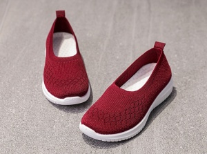 Espadrile "SuperFashion HTWM-43 Wine Red" - Img 4