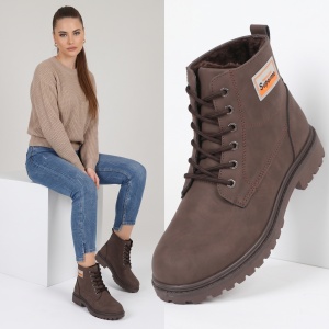 Ghete îmblănite ''Meek GK-06 Brown''