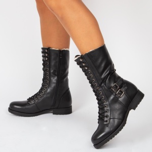 Ghete îmblănite ''Super Moda 103 Black" - Img 2