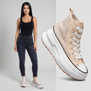 Ghete Sport ''ABC MZ-2310 Beige''