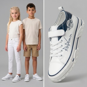 Ghete Sport Copii ''Apawwa VQ71 White''