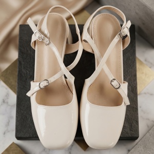 Pantofi ''ABC Fashion 140-4 Off White" - Img 4