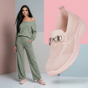 Pantofi ''ALD Fashion HQ-38-175 Pink"