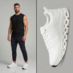 Pantofi Sport ''ABC MK25 White"