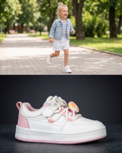 Pantofi Sport Copii ''Apawwa R1410-11 Pink'' - Img 3