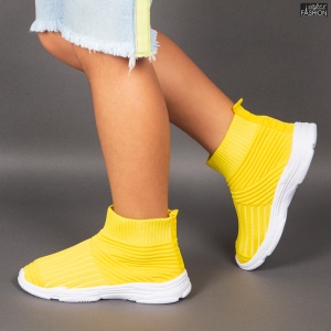 Pantofi Sport Copii ''Meek YF-101 Yellow'' - Img 4