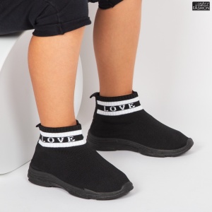 Pantofi Sport Copii ''Meek YF-102 Black'' - Img 2
