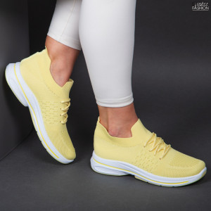 Pantofi Sport "Se7.en CS9062 L. Yellow'' - Img 1