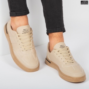 Pantofi Sport ''Se7.en D1139 Beige" - Img 3